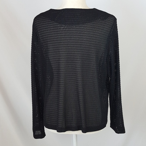 Fitting Image -‎ Open Weave Cardigan - Picture 4 of 5